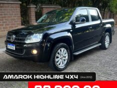 VOLKSWAGEN AMAROK 2.0 HIGHLINE 4X4 CD 16V TURBO INTERCOOLER DIESEL 4P AUTOMÁTICO 2012/2012 ELY AUTOMÓVEIS LAJEADO / Carros no Vale