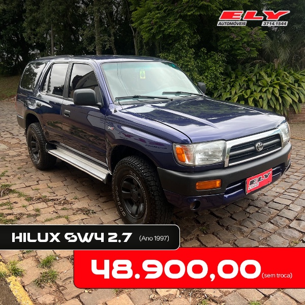 TOYOTA HILUX SW4 2.7 SW4 1997/1997 ELY AUTOMÓVEIS LAJEADO / Carros no Vale