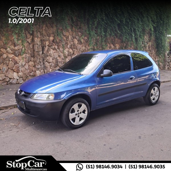 CHEVROLET CELTA 1.0 2001/2001 STOPCAR MULTIMARCAS ESTRELA / Carros no Vale