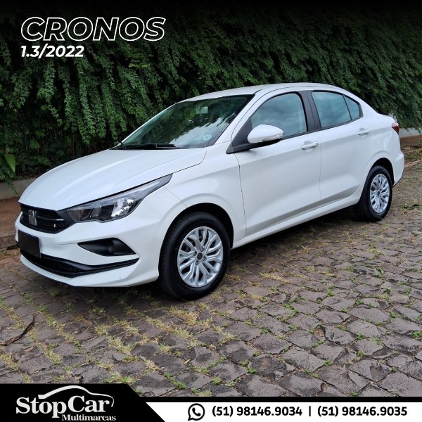 FIAT CRONOS DRIVE 1.3 8V FLEX 2022/2022 STOPCAR MULTIMARCAS ESTRELA / Carros no Vale