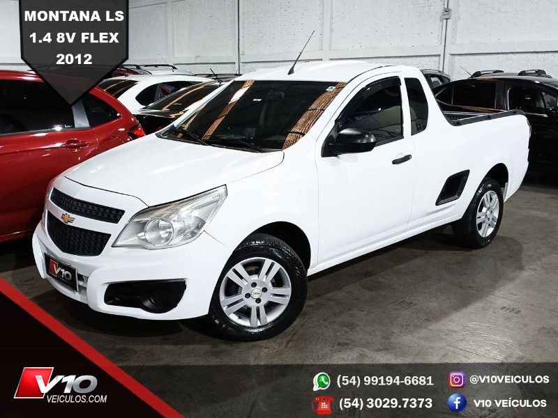 CHEVROLET MONTANA LS 1.4 ECONOFLEX 8V 2P 2012/2012 V10 VEÍCULOS CAXIAS DO SUL / Carros no Vale