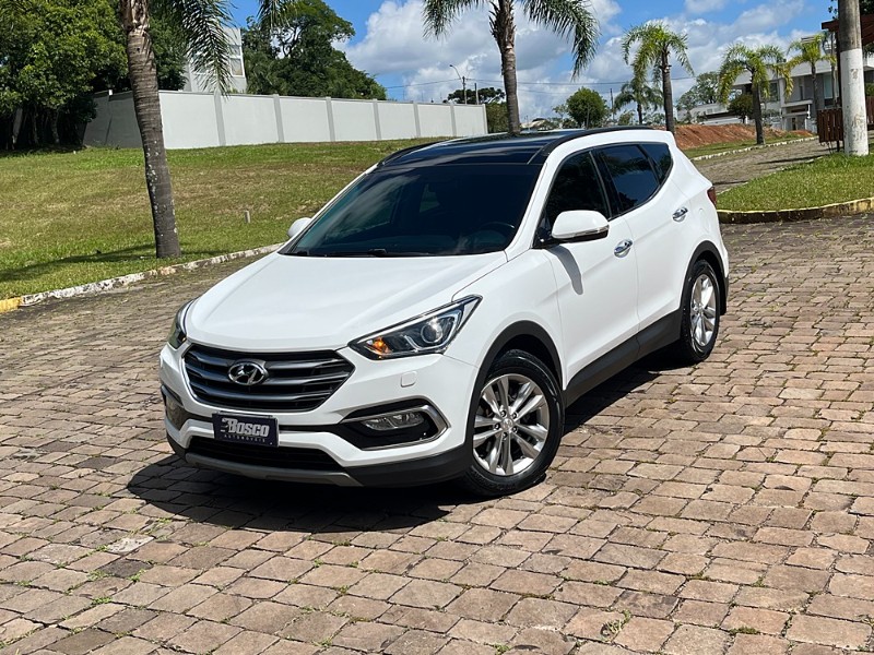 HYUNDAI SANTA FÉ 3.3 MPFI 4X4 7 LUGARES V6 270CV GASOLINA 4P AUTOMÁTICO 2018/2018 BOSCO AUTOMÓVEIS GUAPORÉ / Carros no Vale