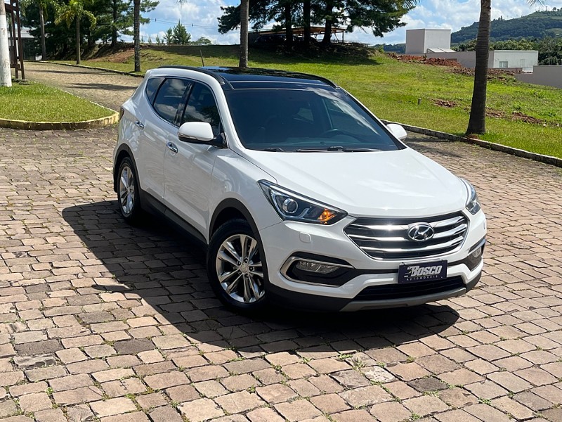 HYUNDAI SANTA FÉ 3.3 MPFI 4X4 7 LUGARES V6 270CV GASOLINA 4P AUTOMÁTICO 2018/2018 BOSCO AUTOMÓVEIS GUAPORÉ / Carros no Vale