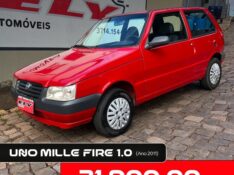 FIAT UNO 1.0 MILLE FIRE 8V 2011/2011 ELY AUTOMÓVEIS LAJEADO / Carros no Vale