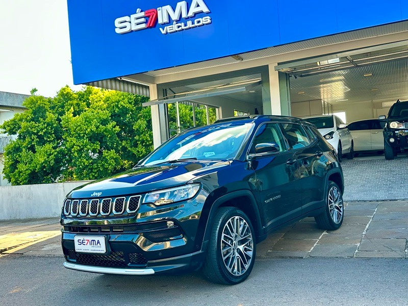 JEEP COMPASS LIMITED T270 1.3 TB 2022/2022 SÉTIMA VEÍCULOS GUAPORÉ / Carros no Vale