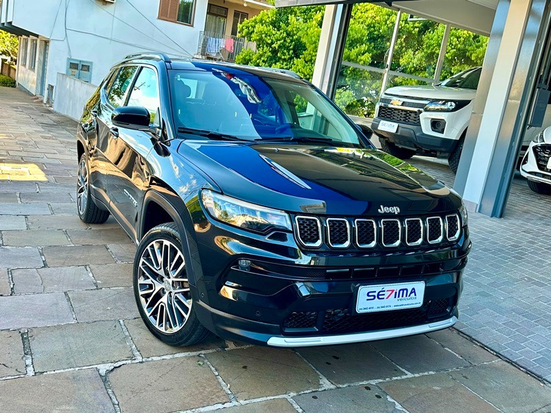 JEEP COMPASS LIMITED T270 1.3 TB 2022/2022 SÉTIMA VEÍCULOS GUAPORÉ / Carros no Vale