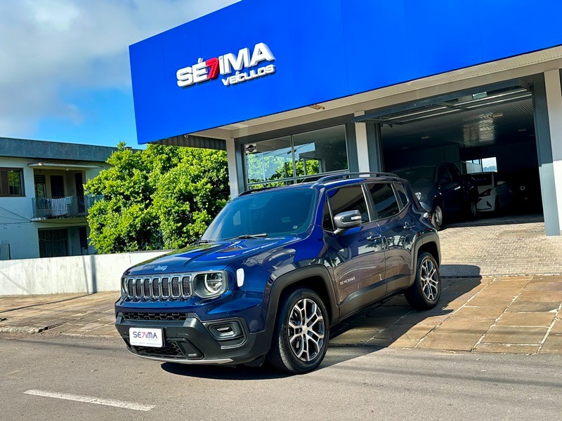 JEEP RENEGADE LONGITUDE 1.3 T270 2022/2023 SÉTIMA VEÍCULOS GUAPORÉ / Carros no Vale