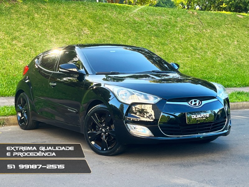 HYUNDAI VELOSTER 1.6 16V GASOLINA 3P AUTOMÁTICO 2012/2013 DUARTE VEÍCULOS PORTO ALEGRE / Carros no Vale