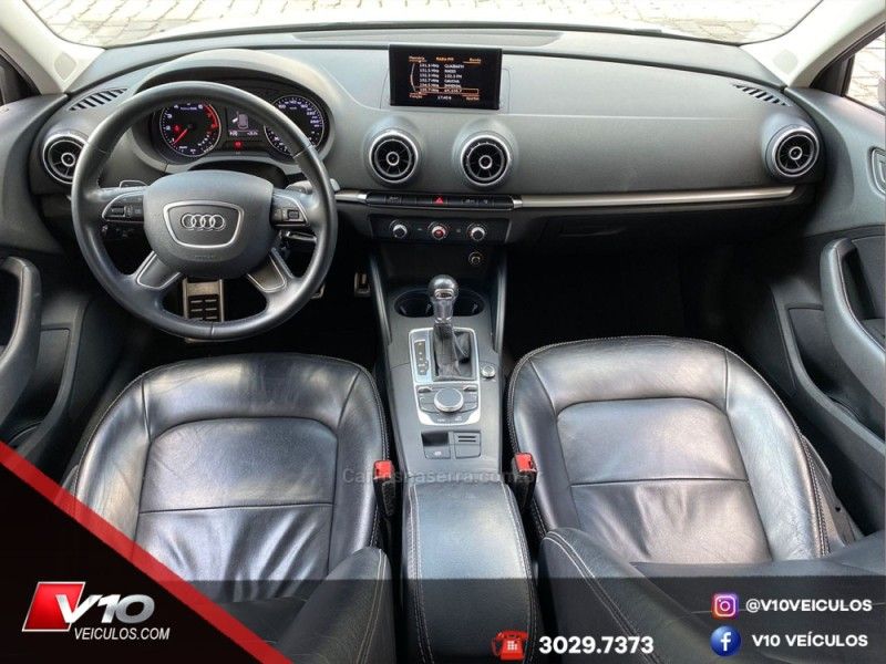 AUDI A3 1.4 TFSI SPORTBACK 16V S-TRONIC 2015/2016 V10 VEÍCULOS CAXIAS DO SUL / Carros no Vale