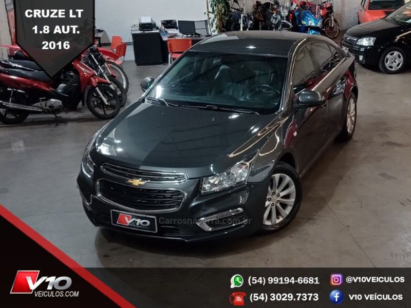 CHEVROLET CRUZE 1.8 LT 16V 2016/2016 V10 VEÍCULOS CAXIAS DO SUL / Carros no Vale