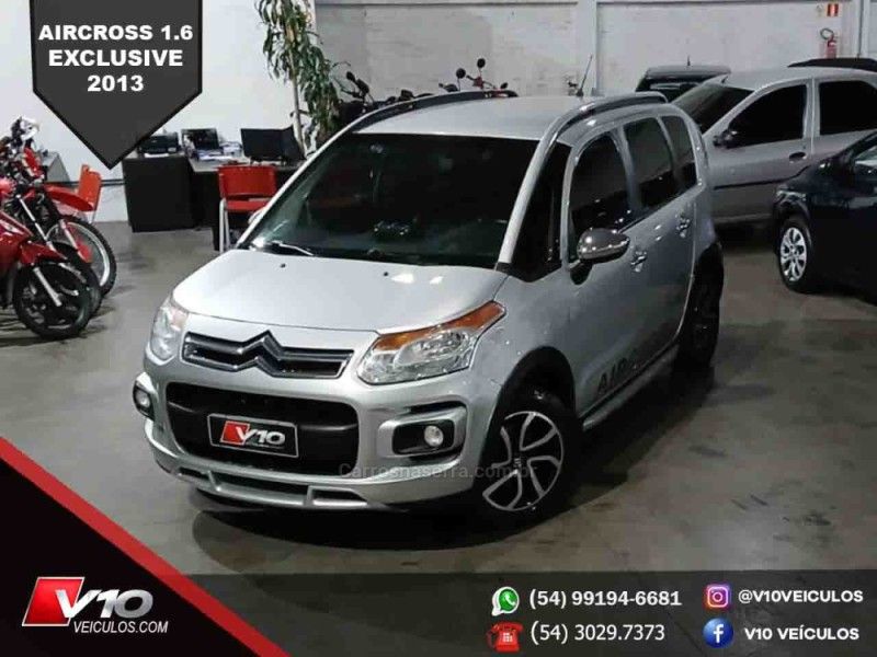 CITROËN AIRCROSS 1.6 EXCLUSIVE 16V 2013/2013 V10 VEÍCULOS CAXIAS DO SUL / Carros no Vale