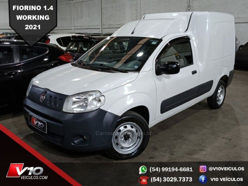 FIAT FIORINO 1.4 HARD WORKING FURGÃO EVO 8V 2020/2021 V10 VEÍCULOS CAXIAS DO SUL / Carros no Vale