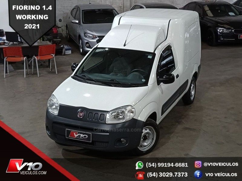 FIAT FIORINO 1.4 HARD WORKING FURGÃO EVO 8V 2020/2021 V10 VEÍCULOS CAXIAS DO SUL / Carros no Vale