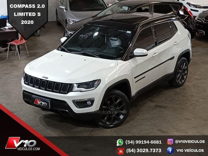 JEEP COMPASS 2.0 S 4X4 16V TURBO 2020/2020 V10 VEÍCULOS CAXIAS DO SUL / Carros no Vale