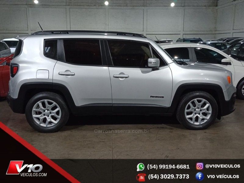 JEEP RENEGADE 1.8 16V LONGITUDE 2016/2016 V10 VEÍCULOS CAXIAS DO SUL / Carros no Vale