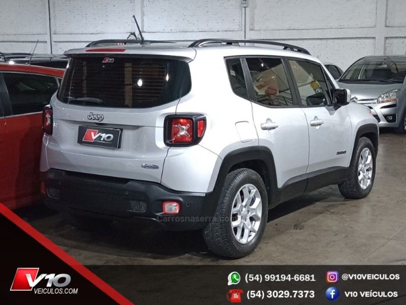 JEEP RENEGADE 1.8 16V LONGITUDE 2016/2016 V10 VEÍCULOS CAXIAS DO SUL / Carros no Vale