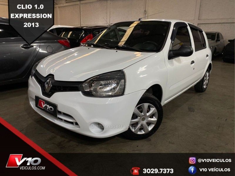 RENAULT CLIO 1.0 EXPRESSION 16V 2012/2013 V10 VEÍCULOS CAXIAS DO SUL / Carros no Vale