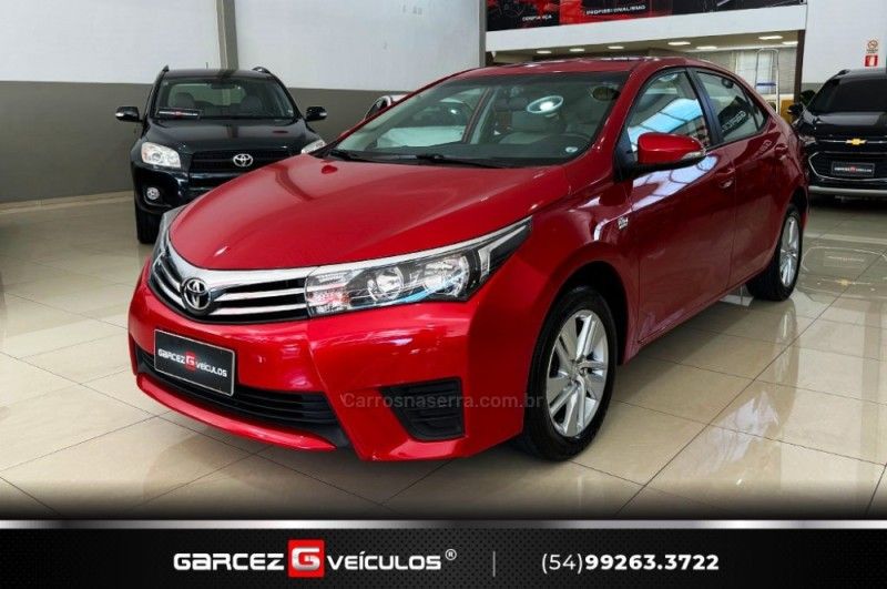 TOYOTA COROLLA 1.8 GLI UPPER 16V 2016/2016 GARCEZ VEÍCULOS BENTO GONÇALVES / Carros no Vale