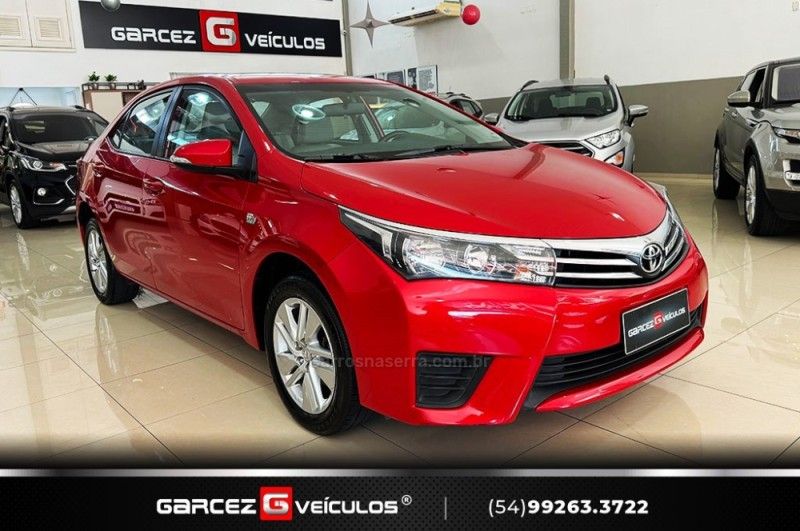 TOYOTA COROLLA 1.8 GLI UPPER 16V 2016/2016 GARCEZ VEÍCULOS BENTO GONÇALVES / Carros no Vale