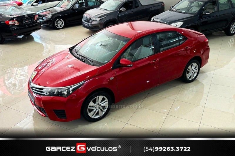 TOYOTA COROLLA 1.8 GLI UPPER 16V 2016/2016 GARCEZ VEÍCULOS BENTO GONÇALVES / Carros no Vale