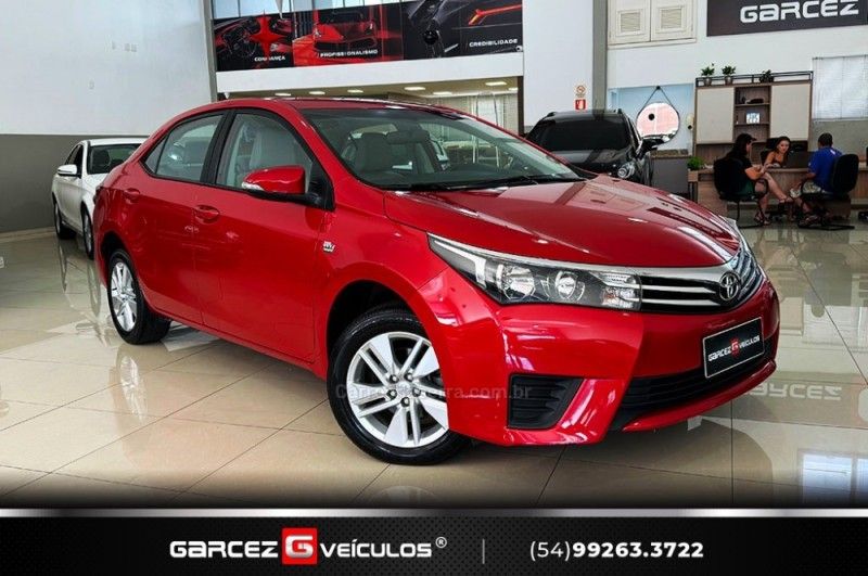 TOYOTA COROLLA 1.8 GLI UPPER 16V 2016/2016 GARCEZ VEÍCULOS BENTO GONÇALVES / Carros no Vale