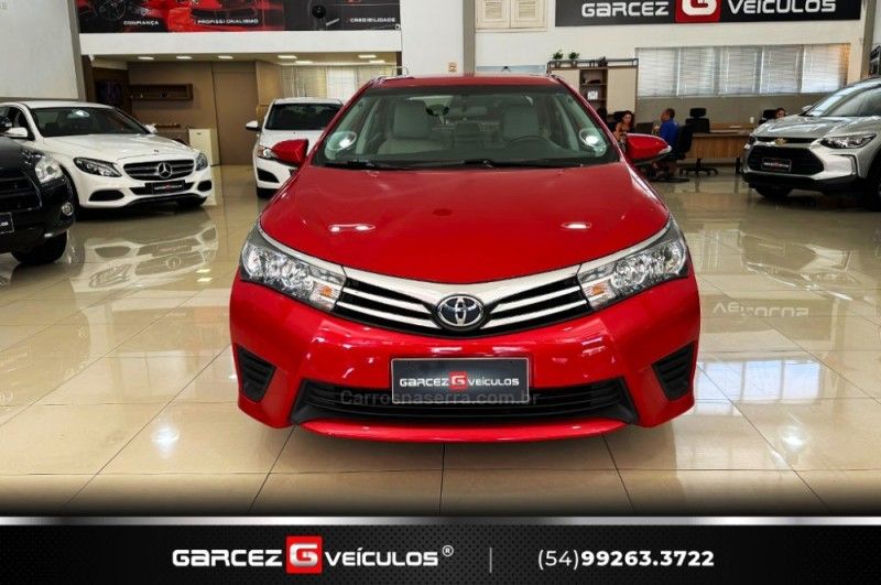 TOYOTA COROLLA 1.8 GLI UPPER 16V 2016/2016 GARCEZ VEÍCULOS BENTO GONÇALVES / Carros no Vale