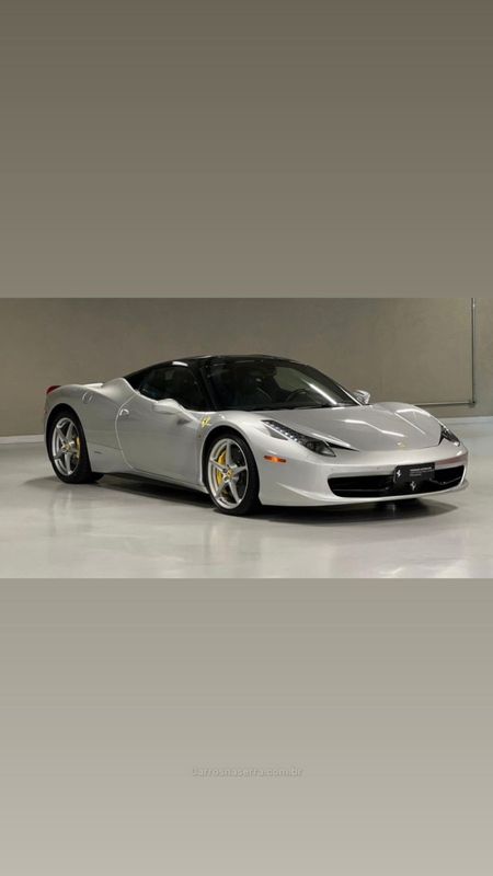 FERRARI 458 ITALIA 4.5 V8 32V 2015/2015 DL MOTORS LAJEADO / Carros no Vale