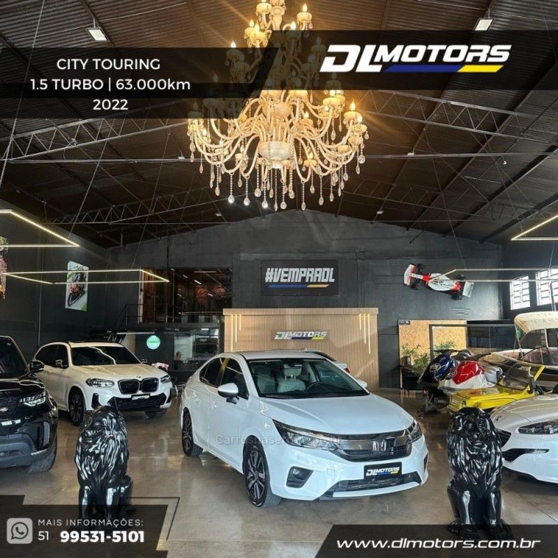 HONDA CITY 1.5 HATCHBACK TOURING 16V 2022/2022 DL MOTORS LAJEADO / Carros no Vale