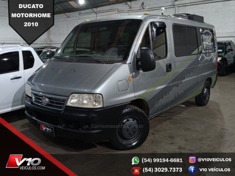 FIAT DUCATO 2.3 MINIBUS TETO BAIXO 16V TURBO 3P 2009/2010 V10 VEÍCULOS CAXIAS DO SUL / Carros no Vale