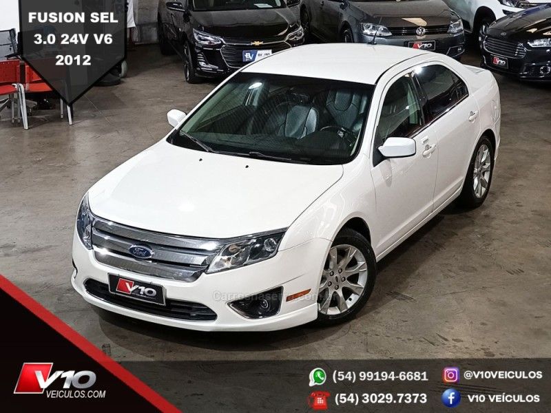 FORD FUSION 3.0 SEL FWD V6 24V 2012/2012 V10 VEÍCULOS CAXIAS DO SUL / Carros no Vale