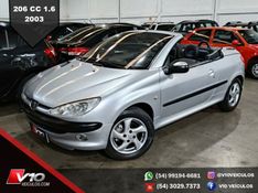 PEUGEOT 206 1.6 CC 16V 2002/2003 V10 VEÍCULOS CAXIAS DO SUL / Carros no Vale