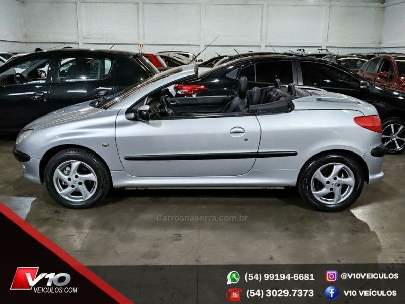 PEUGEOT 206 1.6 CC 16V 2002/2003 V10 VEÍCULOS CAXIAS DO SUL / Carros no Vale