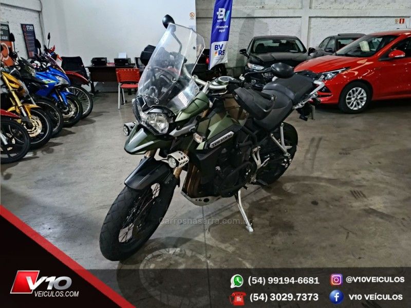 TRIUMPH TIGER 1200 XCX 2014/2015 V10 VEÍCULOS CAXIAS DO SUL / Carros no Vale