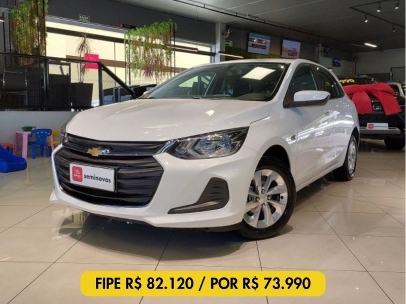 Chevrolet ONIX 1.0 TURBO FLEX LT AUTOMÁTICO 2021/2022 BETIOLO NOVOS E SEMINOVOS LAJEADO / Carros no Vale