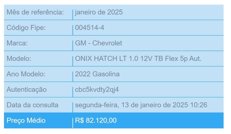 Chevrolet ONIX 1.0 TURBO FLEX LT AUTOMÁTICO 2022/2022 BETIOLO NOVOS E SEMINOVOS LAJEADO / Carros no Vale