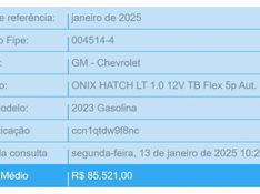 Chevrolet ONIX 1.0 TURBO FLEX LT AUTOMÁTICO 2022/2023 BETIOLO NOVOS E SEMINOVOS LAJEADO / Carros no Vale