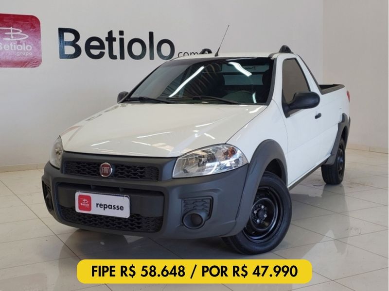 Fiat STRADA 1.4 MPI HARD WORKING CS 8V FLEX 2P MANUAL 2019/2020 BETIOLO NOVOS E SEMINOVOS LAJEADO / Carros no Vale