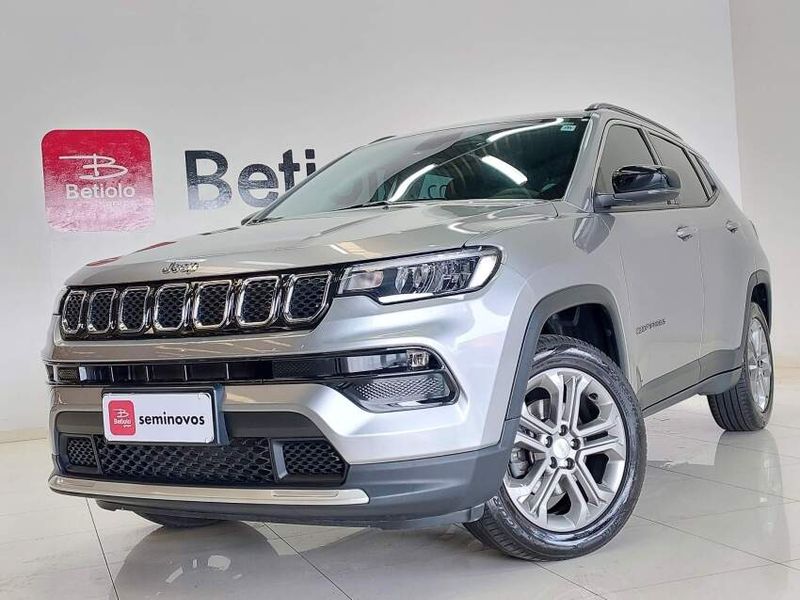 JEEP COMPASS 1.3 T270 TURBO FLEX LONGITUDE AT6 2023/2023 BETIOLO NOVOS E SEMINOVOS LAJEADO / Carros no Vale