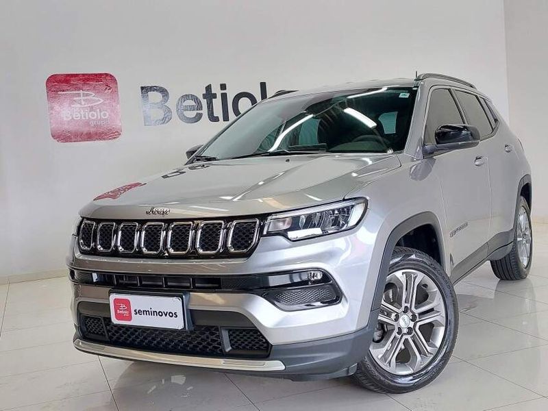 JEEP COMPASS 1.3 T270 TURBO FLEX LONGITUDE AT6 2023/2023 BETIOLO NOVOS E SEMINOVOS LAJEADO / Carros no Vale