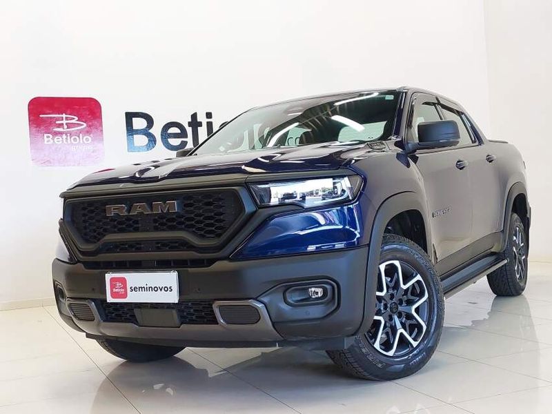 Ram RAMPAGE 2.0 TURBO DIESEL REBEL 4X4 AUTOMÁTICO 2023/2024 BETIOLO NOVOS E SEMINOVOS LAJEADO / Carros no Vale