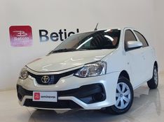 Toyota ETIOS 1.3 X 16V FLEX 4P AUTOMÁTICO 2017/2018 BETIOLO NOVOS E SEMINOVOS LAJEADO / Carros no Vale