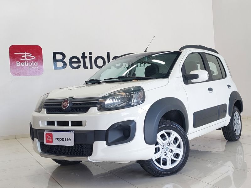 Fiat UNO 1.3 FIREFLY FLEX WAY 4P MANUAL 2019/2019 BETIOLO NOVOS E SEMINOVOS LAJEADO / Carros no Vale