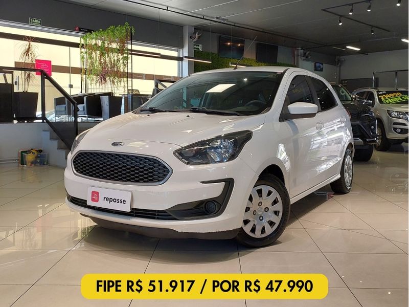 Ford KA 1.0 TI-VCT FLEX SE MANUAL 2020/2021 BETIOLO NOVOS E SEMINOVOS LAJEADO / Carros no Vale