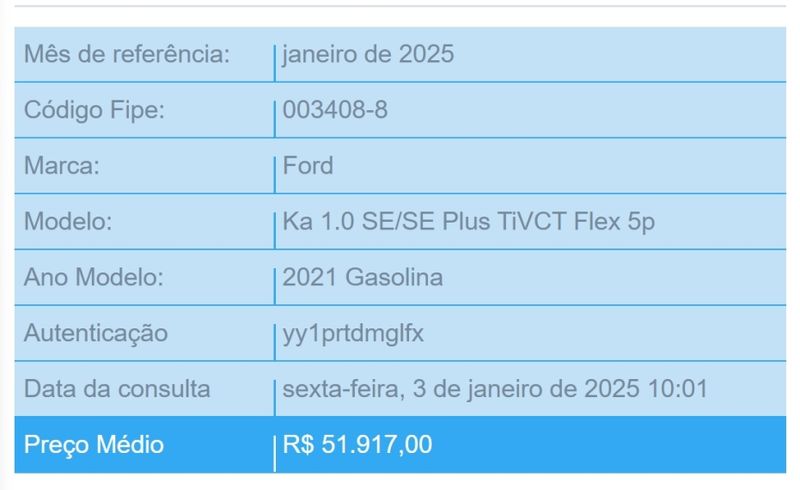 Ford KA 1.0 TI-VCT FLEX SE MANUAL 2020/2021 BETIOLO NOVOS E SEMINOVOS LAJEADO / Carros no Vale