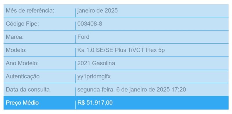 Ford KA 1.0 TI-VCT FLEX SE MANUAL 2020/2021 BETIOLO NOVOS E SEMINOVOS LAJEADO / Carros no Vale