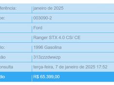 Ford RANGER 4.0 STX 4X2 CE V6 12V GASOLINA 2P MANUAL 1996/1996 BETIOLO NOVOS E SEMINOVOS LAJEADO / Carros no Vale