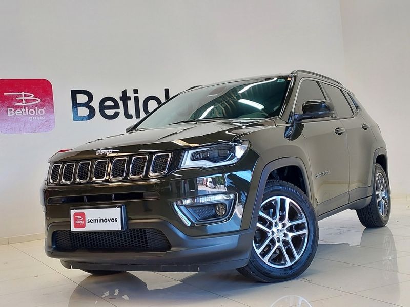 JEEP COMPASS 2.0 16V FLEX SPORT AUTOMÁTICO 2019/2020 BETIOLO NOVOS E SEMINOVOS LAJEADO / Carros no Vale