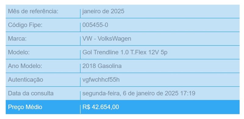 Volkswagen GOL 1.0 12V MPI TOTALFLEX TRENDLINE 4P MANUAL 2017/2018 BETIOLO NOVOS E SEMINOVOS LAJEADO / Carros no Vale