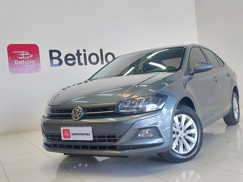 Volkswagen VIRTUS 1.6 MSI TOTAL FLEX AUTOMÁTICO 2019/2020 BETIOLO NOVOS E SEMINOVOS LAJEADO / Carros no Vale