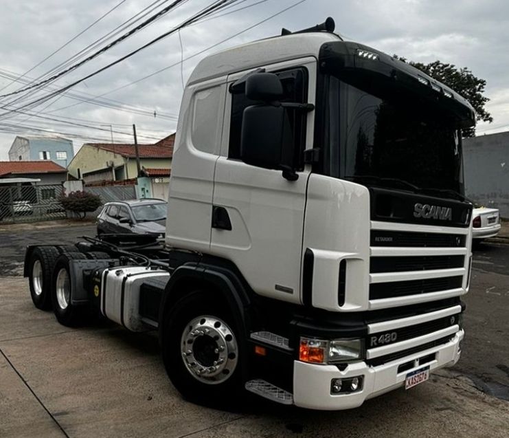 Scania R164G 480 V8 6×2 R-164 GA 480 6×4 NZ 2p 2007/2007 CAMINHÕES & CAMIONETAS PASSO FUNDO / Carros no Vale